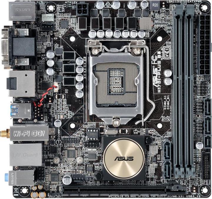 Produktbild ASUS H170I-Plus D3 (LGA 1151, Intel H170, Mini-ITX)