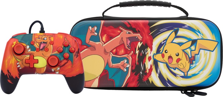 Produktbild PowerA Protection Case – Pokémon: Charizard vs. Pikachu (Switch Lite, Switch OLED)