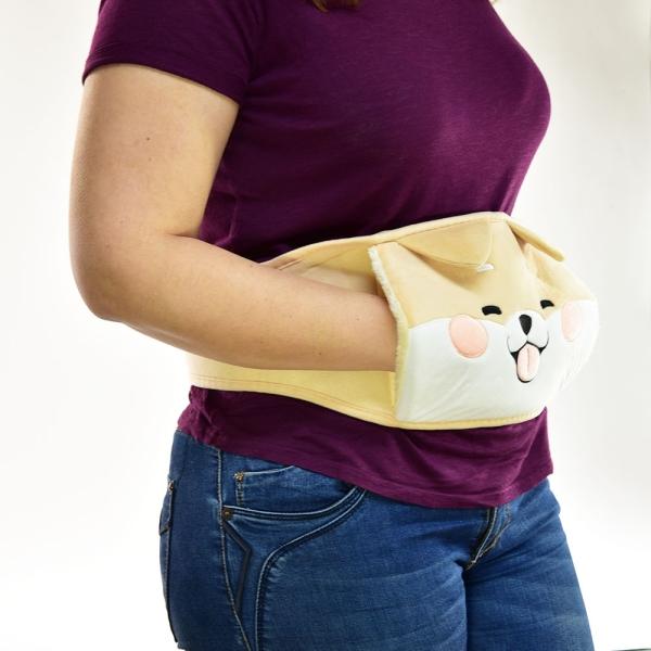 Immagine prodotto Kögler Borsa dell'acqua calda da allacciare, cane bei (0.60 l, Fiaschetta da letto con coperchio)