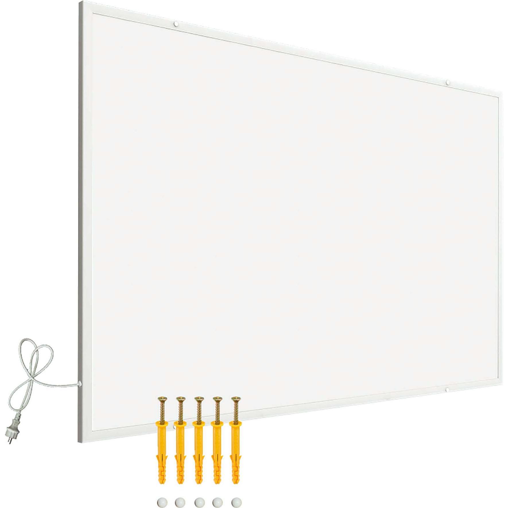 Wiltec Infrarotheizung 520W Heizpaneel IR Heizung Elektroheizung Effizient, Heizkörper, Weiss