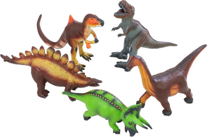 Immagine prodotto Betzold Set di animali morbidi dinosauro, gomma naturale