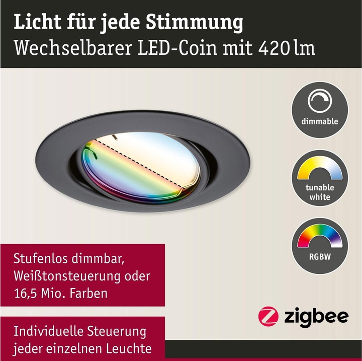 Produktbild Paulmann Einbauleuchte Base Set (420 lm)