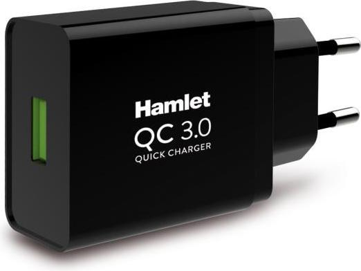 Image du produit Hamlet XPWCU118QC Chargeur pour appareils mobiles Noir Intérieur (18 W)
