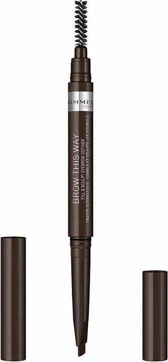 Produktbild Rimmel London Brow This Way Dunkelbraun (Dark Brown)