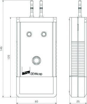 Produktbild Dehn SPG DCA IT LRM SpannungsanzeigegerÃ¤t DEHNcap IT-LRM