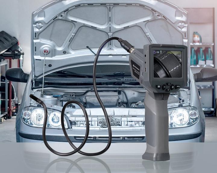 Produktbild Bresser Endoskopkamera - wasserdicht - 4x Bildvergrösserung - Inspektionskamera mit LCD -Bildschirm