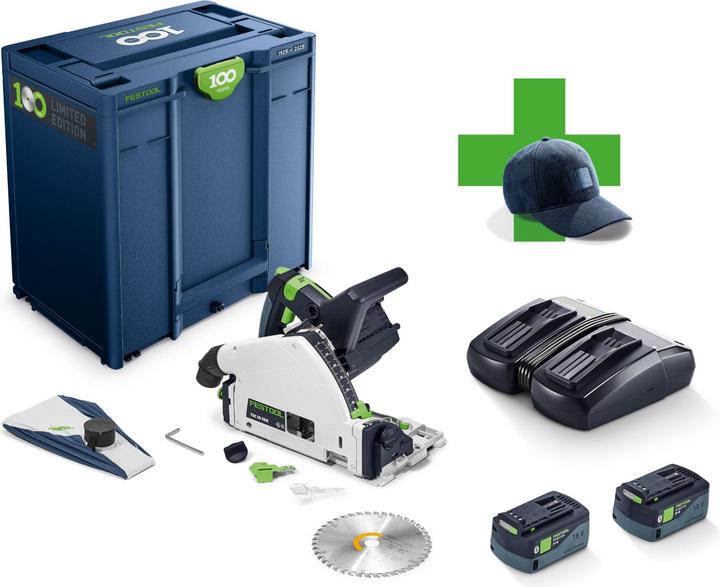 Actual product image Festool Akku-Tauchsäge TSC 55 KEBI-Plus/XL100Y Limited Edition
