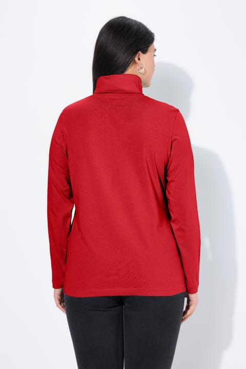 Produktbild Ulla Popken Shirt, Rollkragen, Slim, Langarm (50, 52)