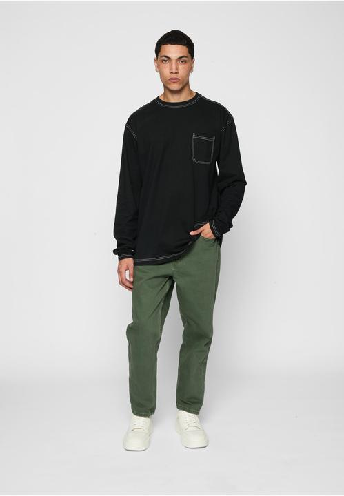 Produktbild Urban Classics Longsleeve Heavy Oversized Contrast Stitch (M)