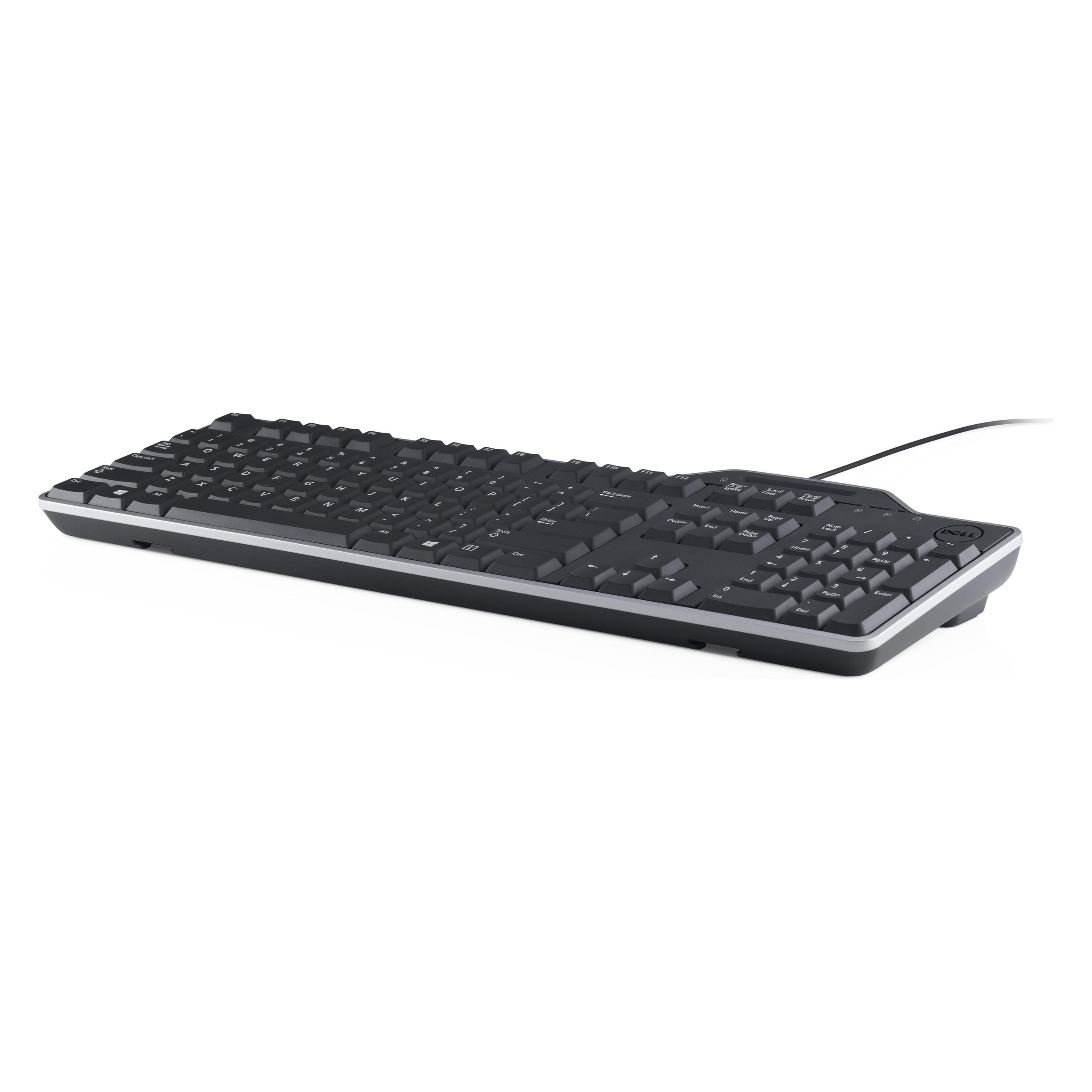 Dell Kabelgebundene Tastatur für Smart kb813 (Eng. Int., Kabelgebunden), Tastatur, Schwarz