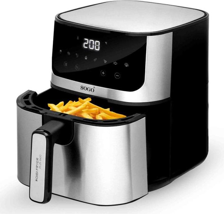 Actual product image Sogo AIR FRYER 5L DIGIFRYER S/S-1400W