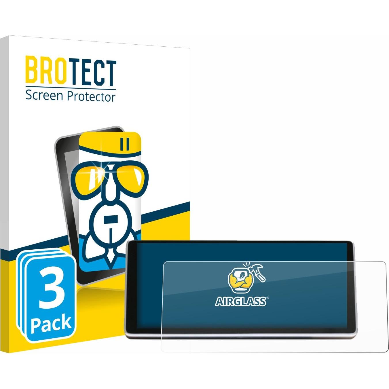 BROTECT, Fahrzeug Navigation Zubehör, Schutzglas Schutzfolie Displayschutz Display Schutz Glas Folie klar