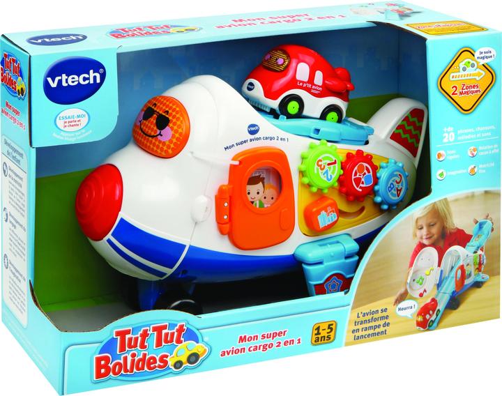 Produktbild VTech Tut Tut Bolides - Mon super avion cargo 2 en 1 (+ Timon, le petit avion)