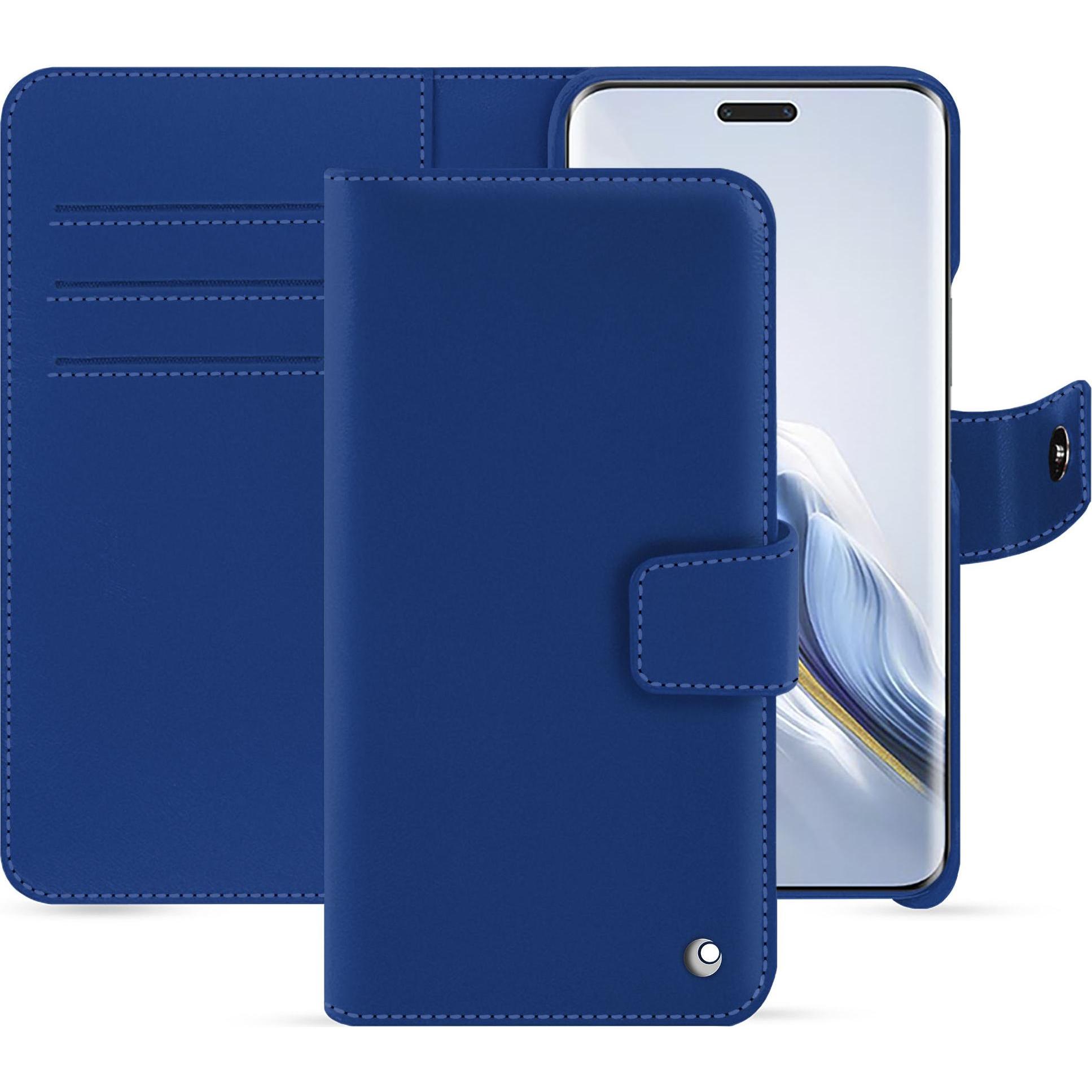 Noreve Lederschutzhülle Honor Magic6 Pro (Honor Magic6 Pro), Smartphone Hülle, Blau