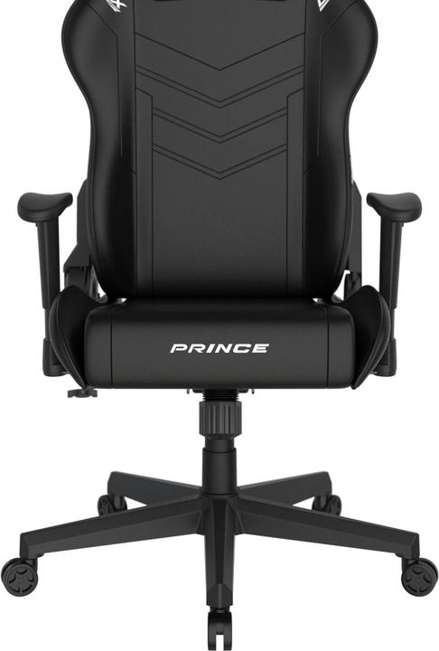 Produktbild DXRacer Prince Gaming Chair Regular L, PVC, schwarz schwarz