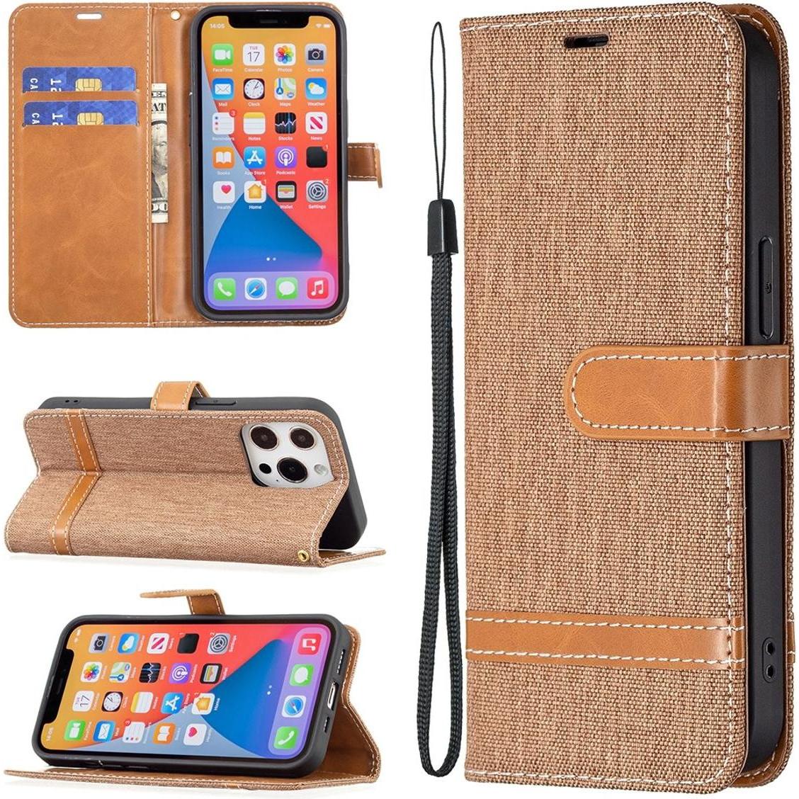König Design Hülle Handy Schutz für Apple iPhone 13 Pro Max Case Cover Tasche Etuis Braun Neu (Apple iPhone 13 Pro Max),...