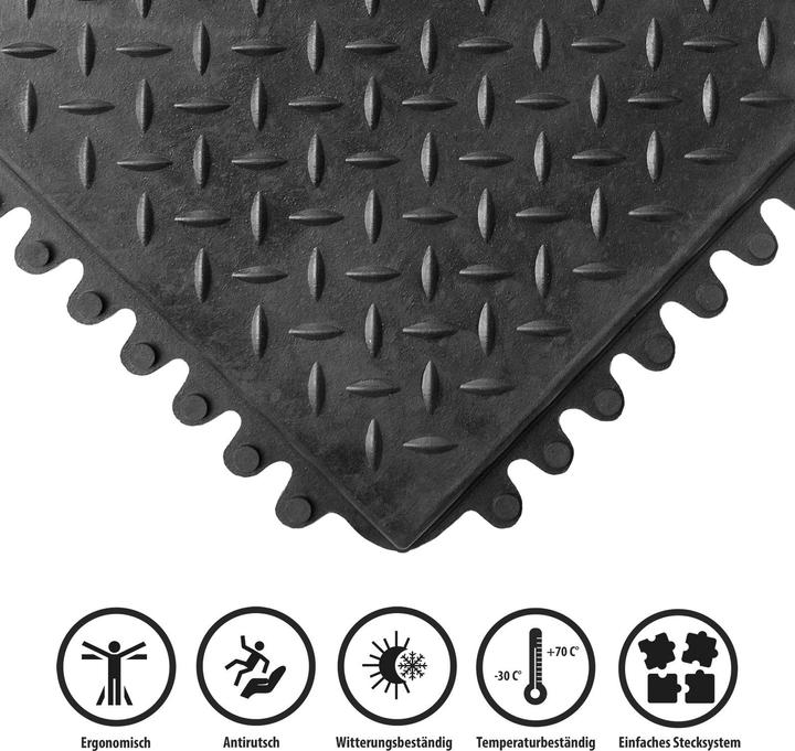 Produktbild ETM Gummimatte Stecksystem (91.5 x 91.5 cm)