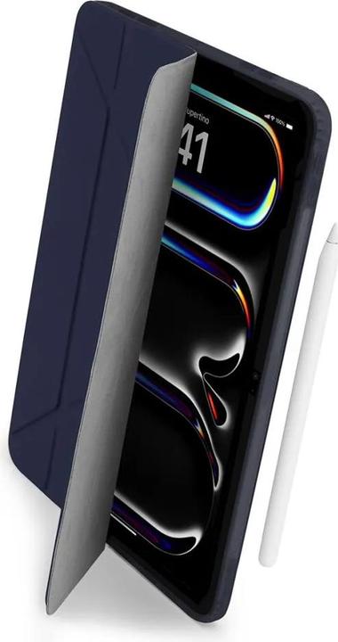 Actual product image Pipetto iPad Pro 11 (2024) Origami No1 Original Case - Dark Blue (Apple iPad Pro 11 2024)