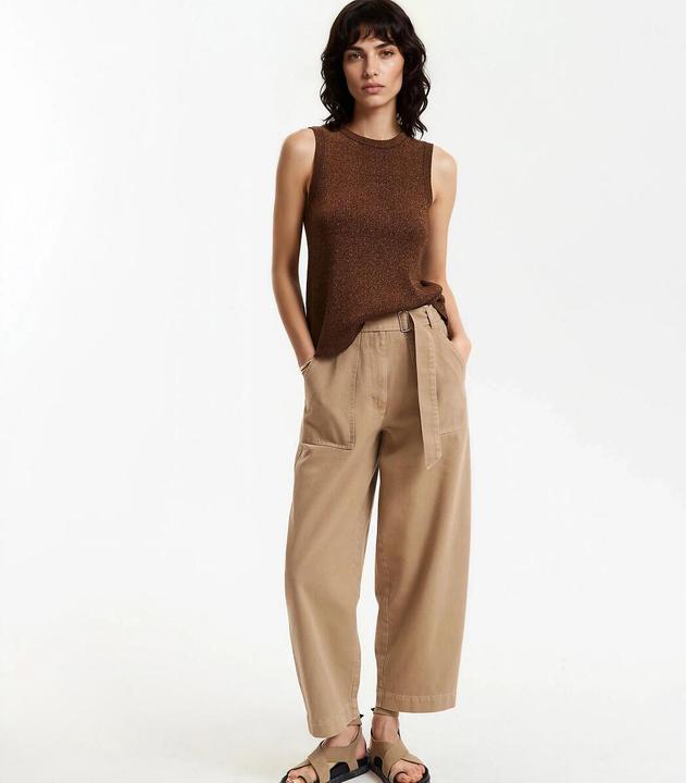 Produktbild La Redoute Collections Pullunder aus glänzender Maschenware mit offenem Rücken (S)