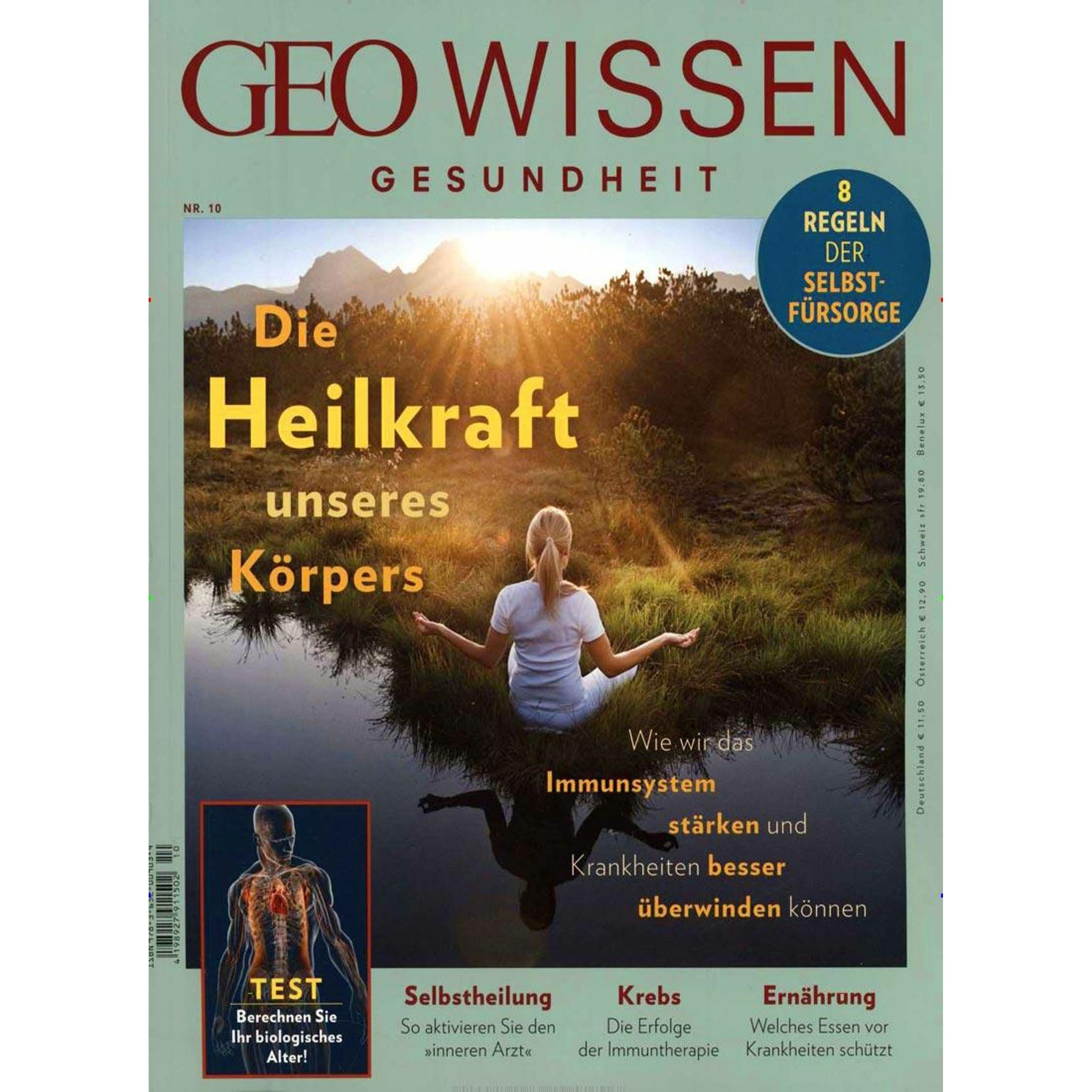 GEO Wissen Gesundheit 10/19 - Die Heilkraft unseres Körpers, Sachbücher von Michael Schaper