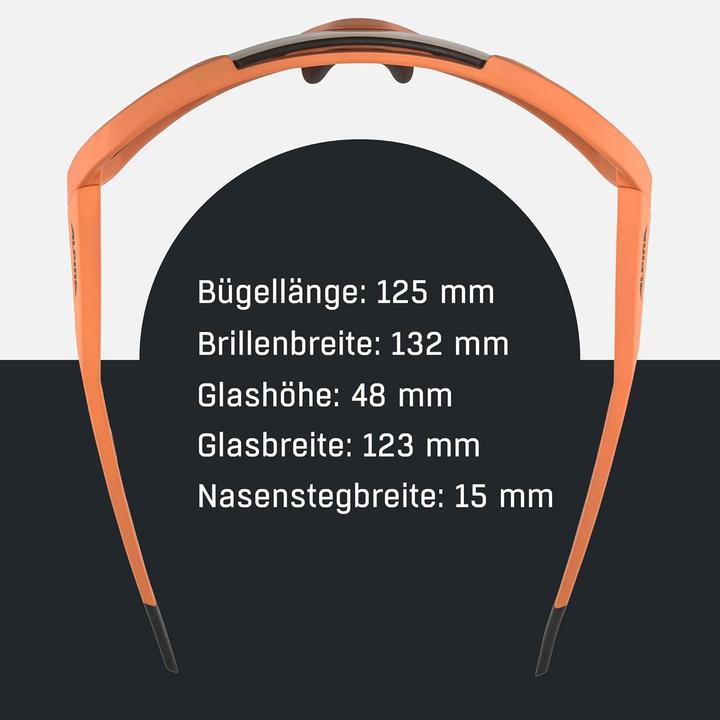 Immagine prodotto ALPINA SPORTS Rocket Q-Lite (Specchio rosa pesca opaco, Pink)