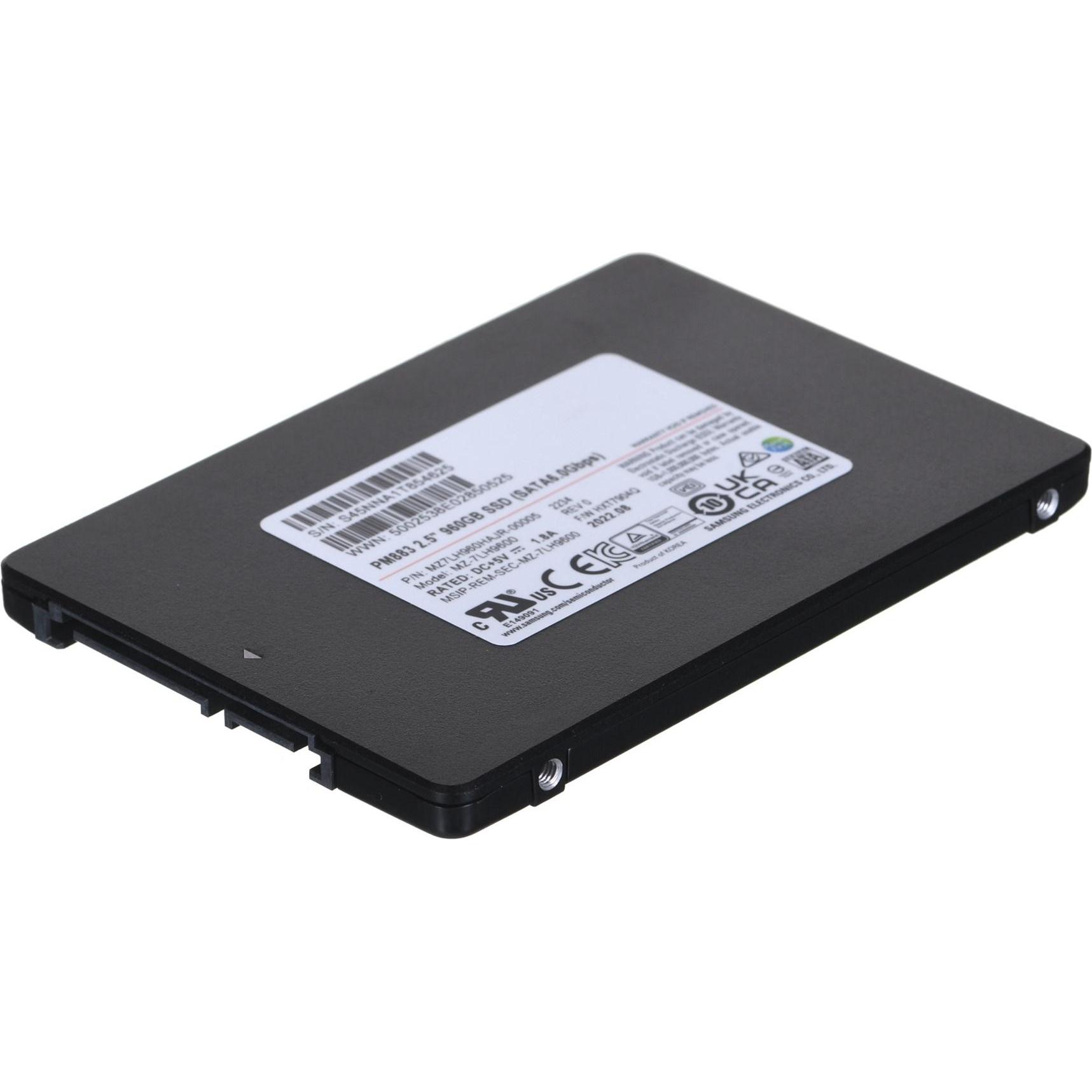 Samsung PM883 (960 GB, 2.5"), SSD
