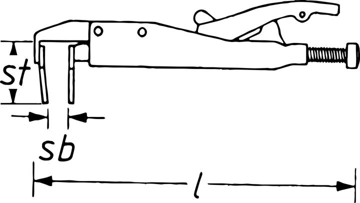Produktbild HAZET Grip-Zange 752-2 (205 mm)