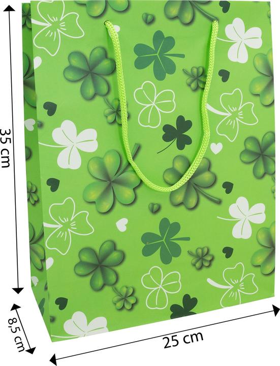 Produktbild Idena Geschenkt. FSC-Mix Glücksklee, L 35x25x8cm (1x)