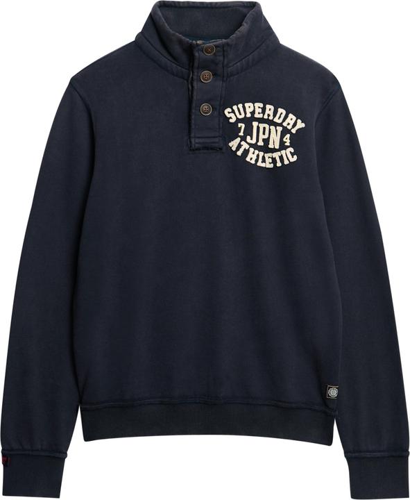 Actual product image Superdry Vintage Athletic Henley Jumper (L)