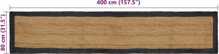 Produktbild vidaXL Moderner Teppich (400 x 80 cm)