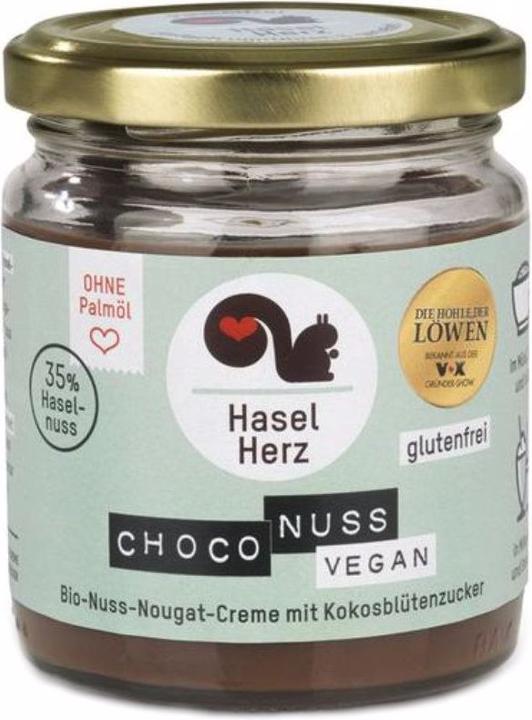 Produktbild HaselHerz Choco Nuss Palmölfrei Bio (220 g)