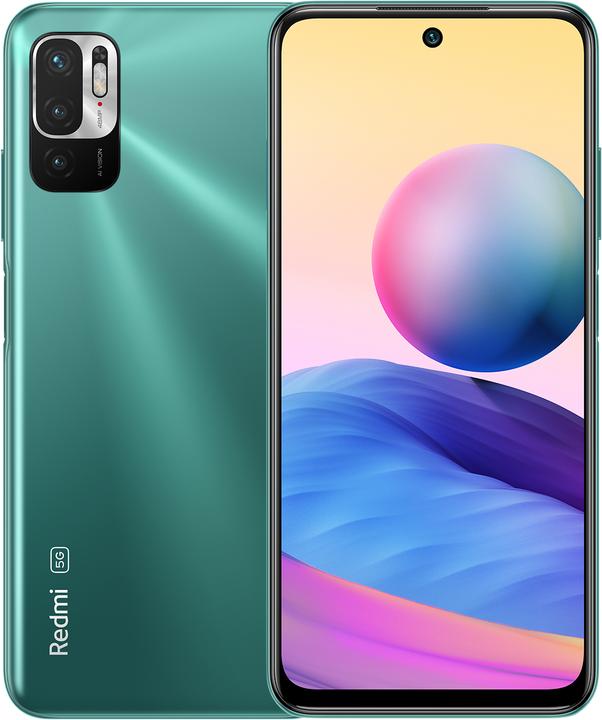 Produktbild Xiaomi Redmi Note 10 5G (64 GB, Aurora Green, 6.50", Hybrid Dual SIM, 5G)