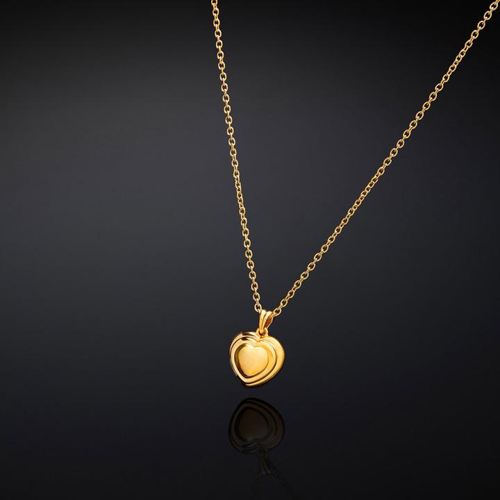 Produktbild Chiara Ferragni Bold Heart Halskette (Messing)