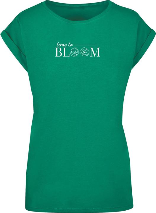 Produktbild Merchcode Ladies Time to bloom - Extended Shoulder Tee - 118693 (M)