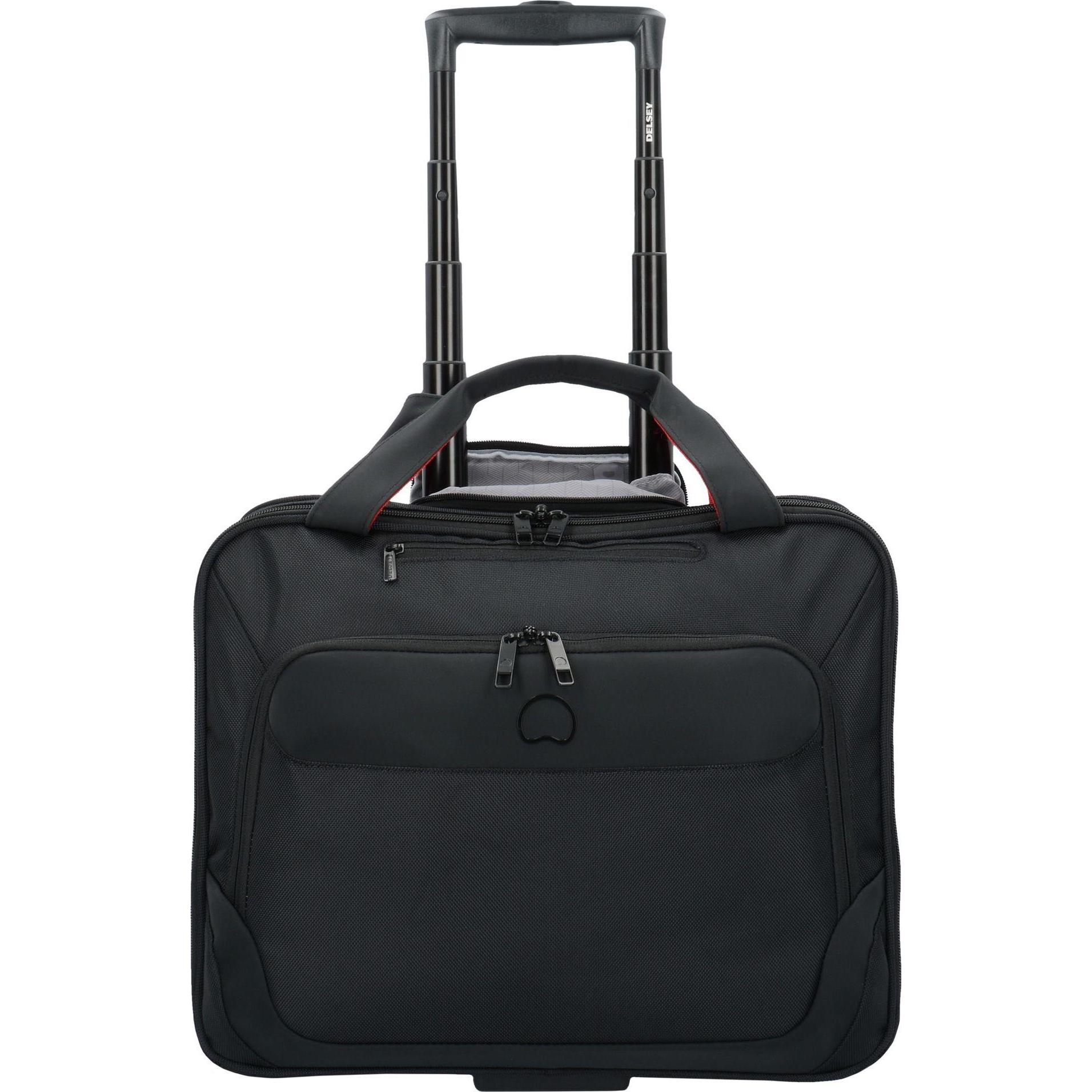 Delsey Nero Valigia, Trolley Business Parvis A 2 Ruote 42 Cm Scomparto Per Laptop, (24 L)