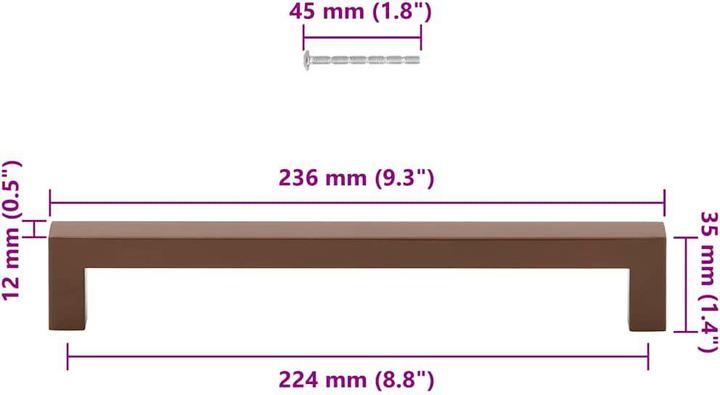 Immagine prodotto vidaXL Möbelgriff