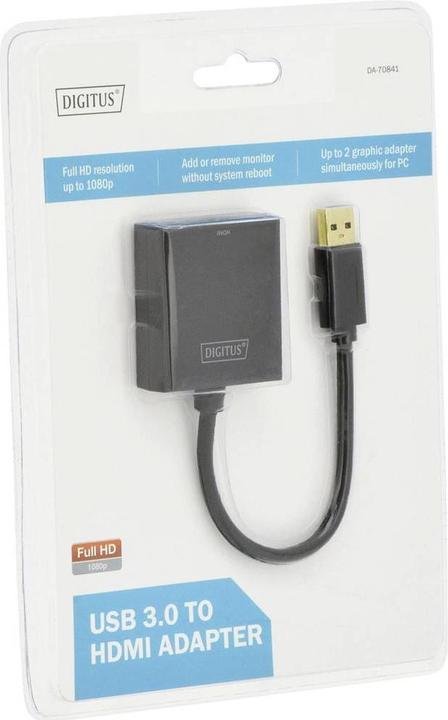 Productafbeelding Digitus USB 3.0 naar (HDMI, 17.20 cm)