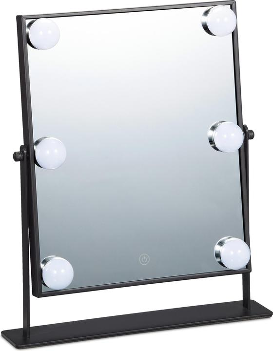 Immagine prodotto Relaxdays Specchio di Hollywood (30 x 6 x 35 cm)