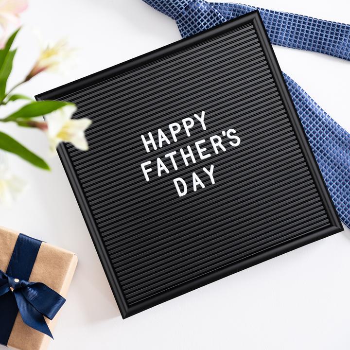 Actual product image Relaxdays Letter Board (Blackboard, 30 x 30 x 2 cm)