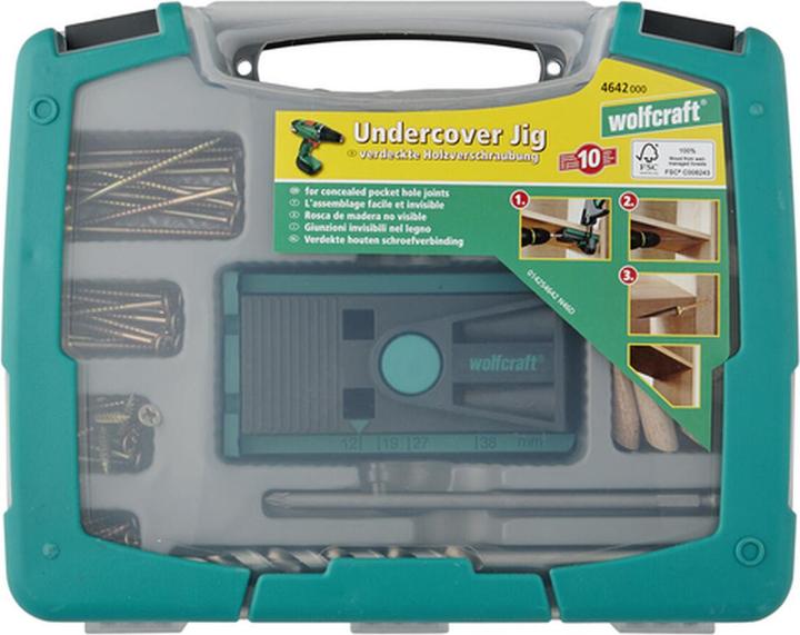 Produktbild wolfcraft 1 Undercover Jig-Set, Pozidriv (1 Stk.)