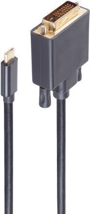 Actual product image Shiverpeaks BS10-58025 1 m DVI-D USB Type-C Black (1 m)