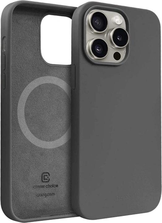 Actual product image Crong Colour Cover Magnetic - iPhone 15 Pro MagSafe case (Titanium) (Apple iPhone 15 Pro)