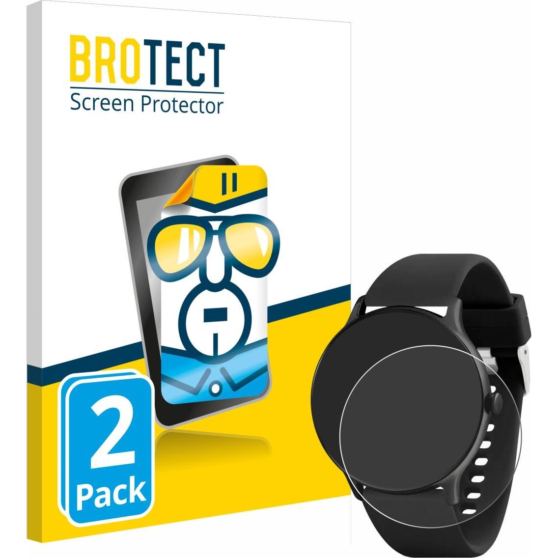 BROTECT Schutzfolie Displayschutz Displayschutzfolie Folie Klar Transparent, Smartwatch Schutzfolie, Transparent