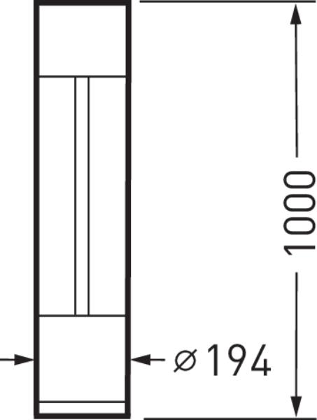 Produktbild Trilux TRIL LED-Pollerleuchte (3200 lm, IP65)