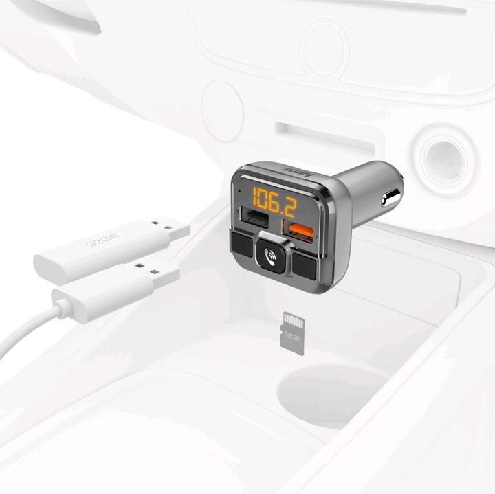 Image du produit Hama Transmetteur FM avec Bluetooth® et fonction mains libres