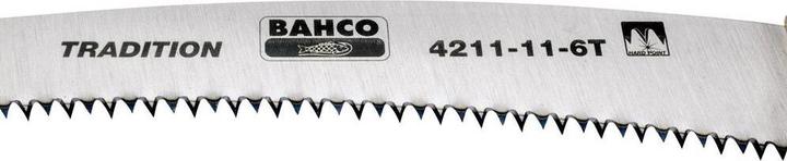 Produktbild Bahco Astsäge mit gehärteten Zahnspitzen und Holzgriff, 6 ZpZ, 11"
