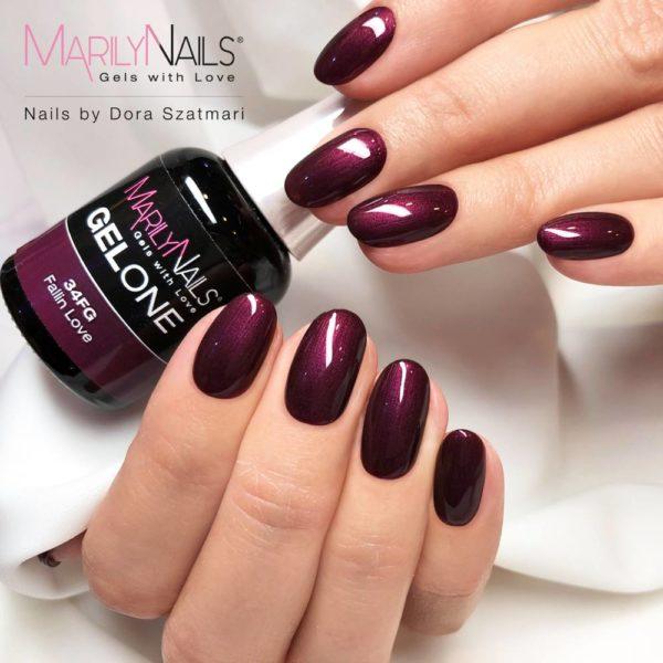 Image du produit Marily Nails GELONE - 34FG Fallin Love (Vernis à ongles effet gel)