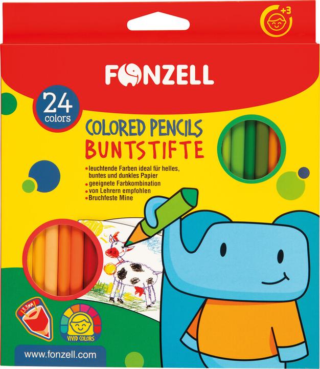 Produktbild Fonzell Farbstifte in Kartonetui (24x)