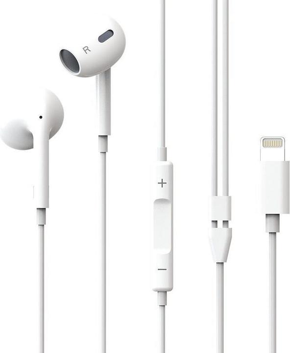 Kodak auriculares boton + mic 210+ lightning (NC, Filaire)