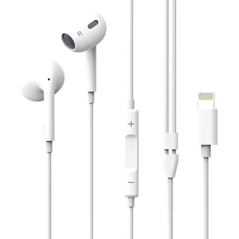 Kodak auriculares boton + mic 210+ lightning (NC, Kabelgebunden), Kopfhörer, Weiss